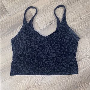 Lululemon align tank, cropped size 10 charcoal